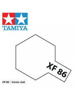 Vernis MAT  10ml TAMIYA XF86 81786 -Maketis