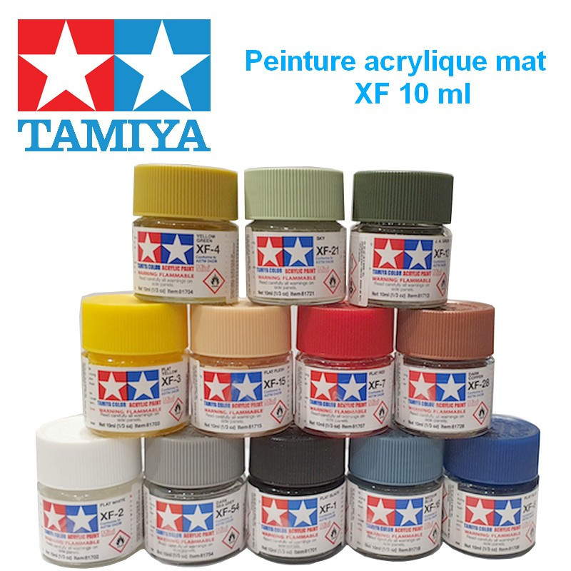 Peinture acrylique mat Tamiya XF 10ml