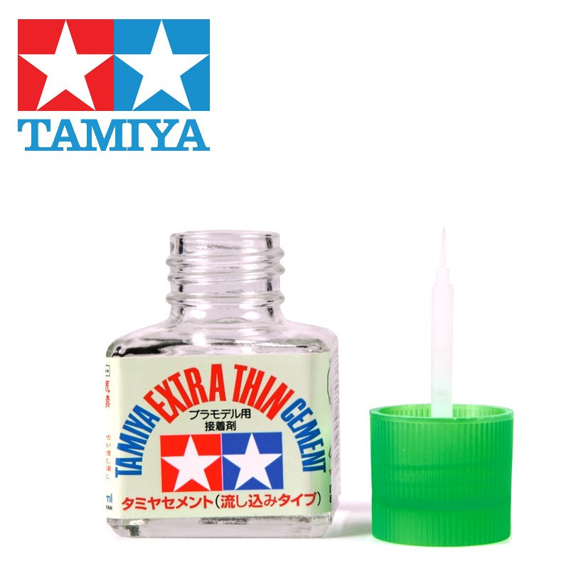 Tamiya 87038 Colle ciment extra fine pointe fine 40 ml Lot de 2 :  : Outils et Bricolage