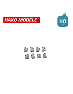 Boites d'essieux U1A Ocem 8 pcs HO Haxo Modèle HM44002  - Maketis