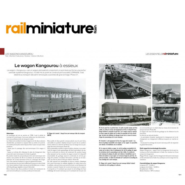 Encyclopédie des wagons Tome 1 Rail miniature flash RFES01-Maketis