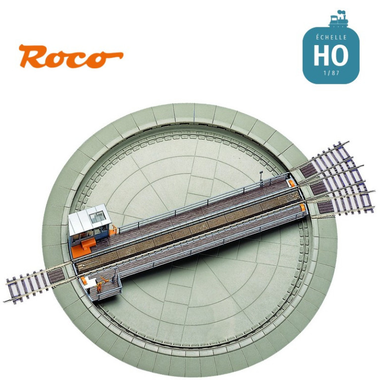 Plaque tournante motorisée 253 mm HO Roco 42615 Plaque tournante motorisée 253 mm HO Roco 42615
