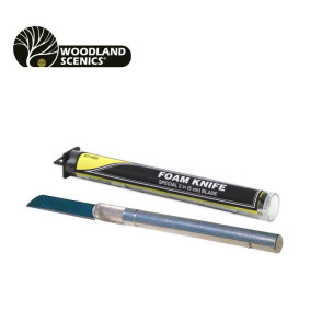 Couteau avec lame spécial polystyrène Woodland Scenics WST1433 - Maketis