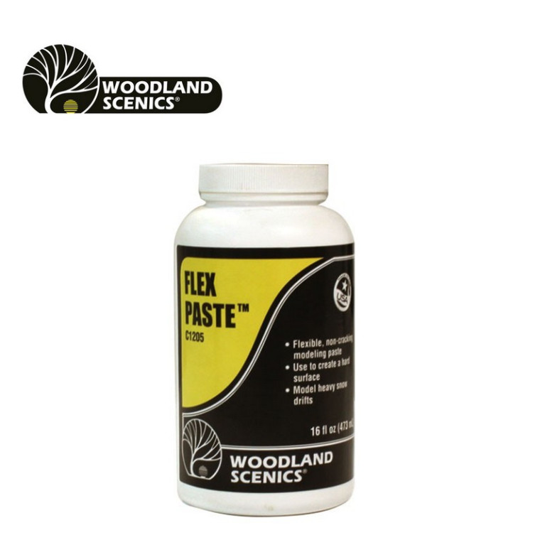 Mastic FLEX PASTE 473 ml Woodland Scenics WC1205 - Maketis Mastic FLEX PASTE 473 ml Woodland Scenics WC1205 - Maketis