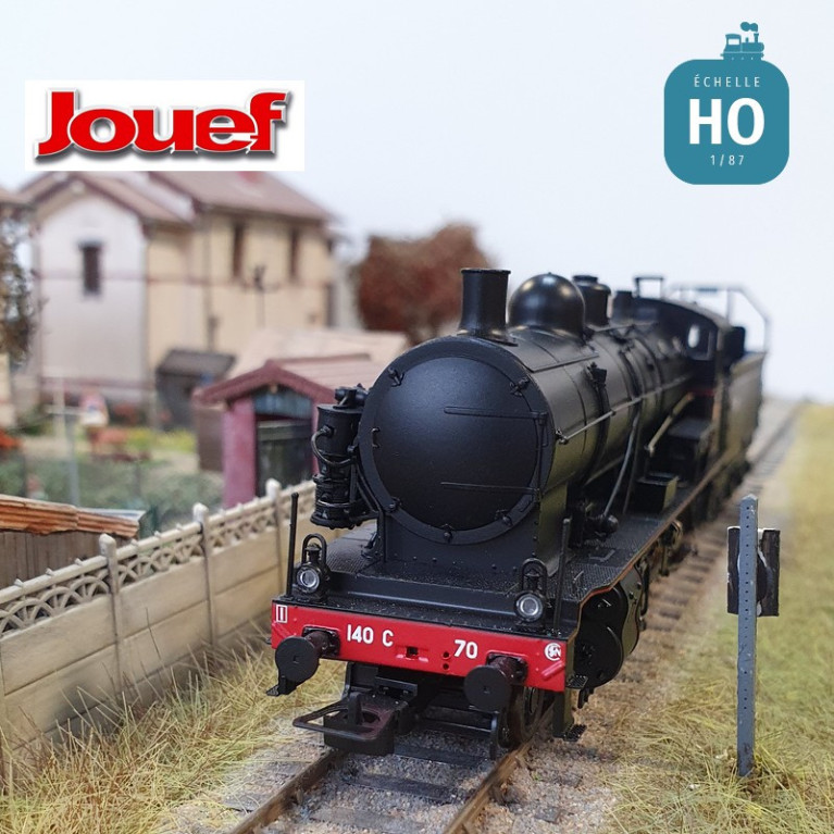 Locomotive Vapeur 140 C 70 SNCF Noir EP III Analogique HO Jouef HJ2405 - Maketis