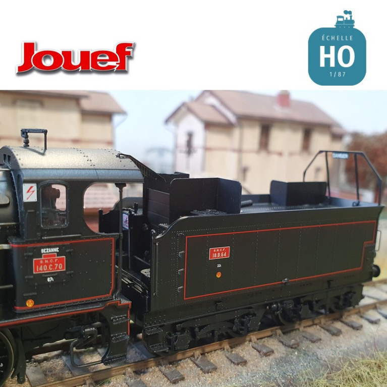 Locomotive Vapeur 140 C 70 SNCF Noir EP III Analogique HO Jouef HJ2405 - Maketis