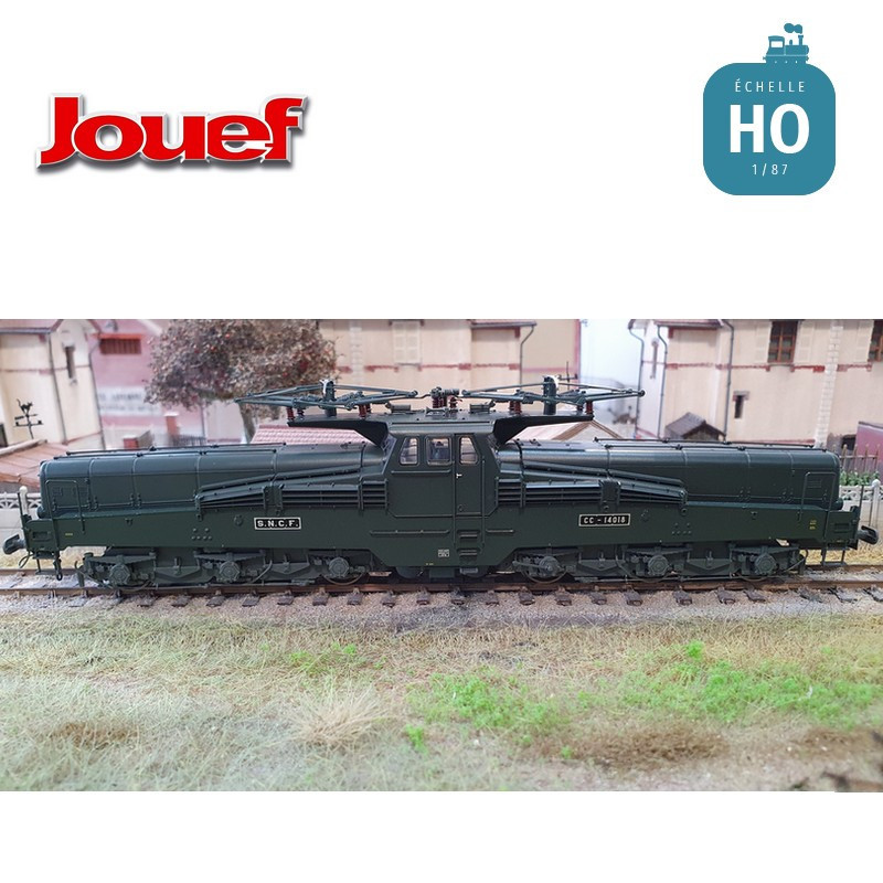 Locomotive électrique CC 14018 SNCF Ep III Analogique HO Jouef HJ2424 - Maketis