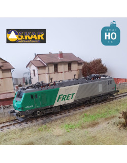 Locomotive Electrique BB 437009 SNCF Vert "Fret" EP V Analogique HO Os.kar OS3703