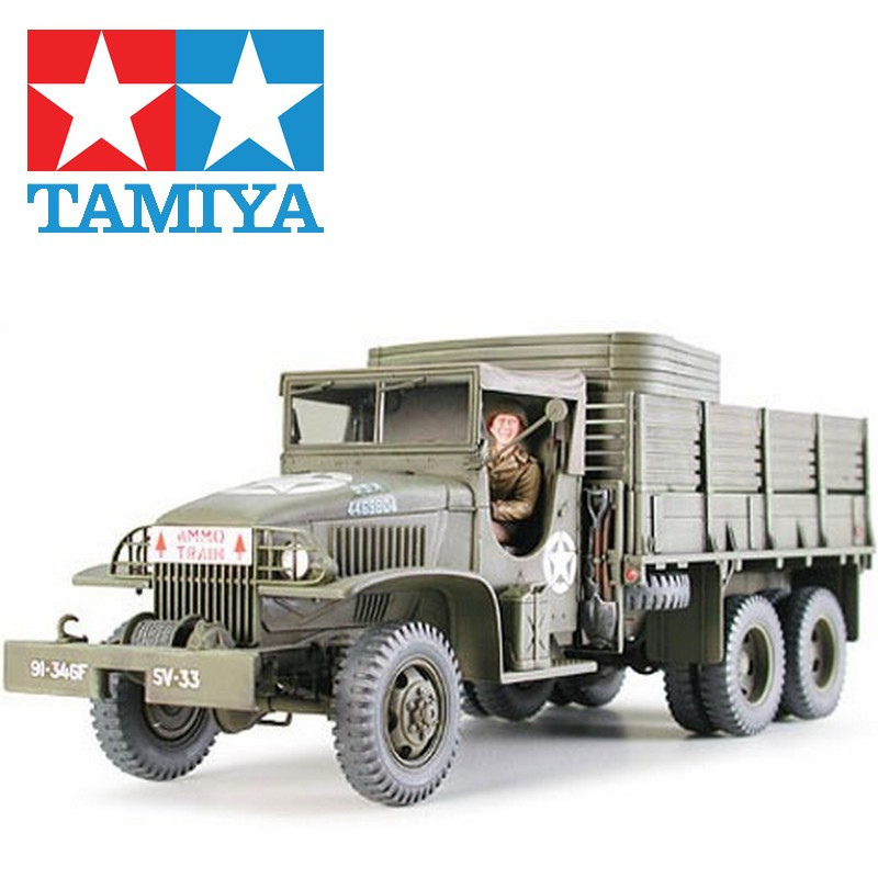 Maquette Tamiya camion US Type 353 6x6 de 2.5 tonnes avec figurine