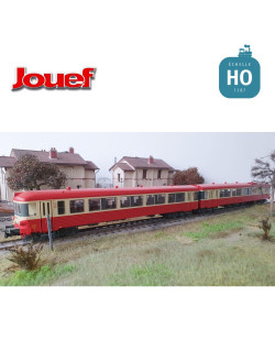 Autorail Diesel X 4300 SNCF Rouge/beige EP IV Analogique HO Jouef HJ2610 - Maketis