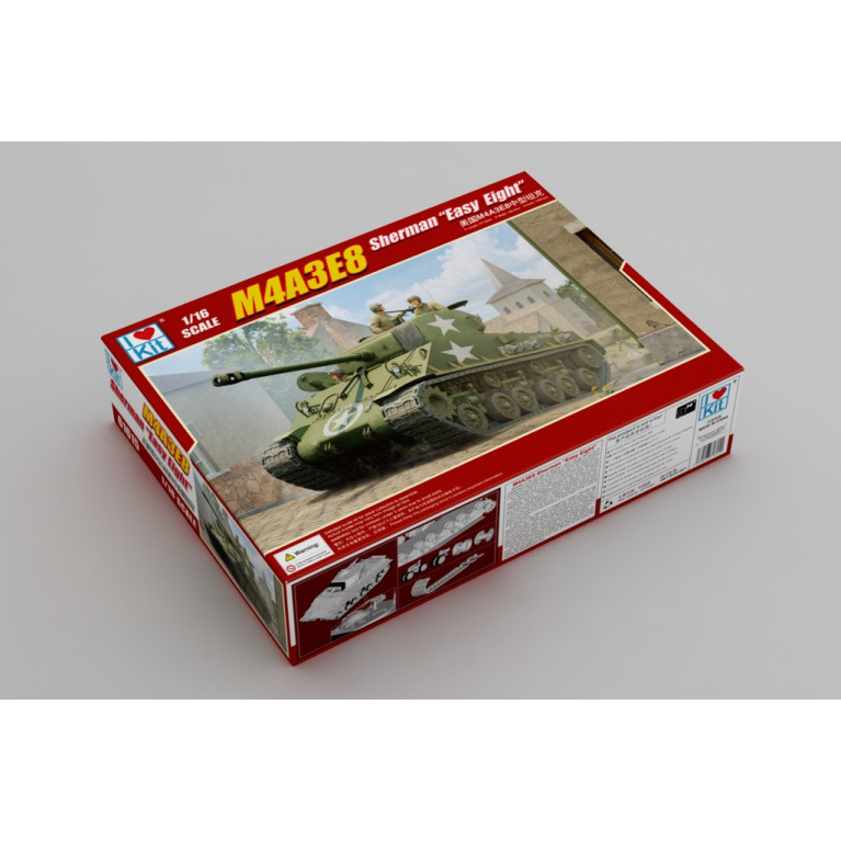 Char américain Sherman M4A3E8 WWII 1/16 I LOVE KIT 61615-Maketis Char américain Sherman M4A3E8 WWII 1/16 I LOVE KIT 61615-Maketis