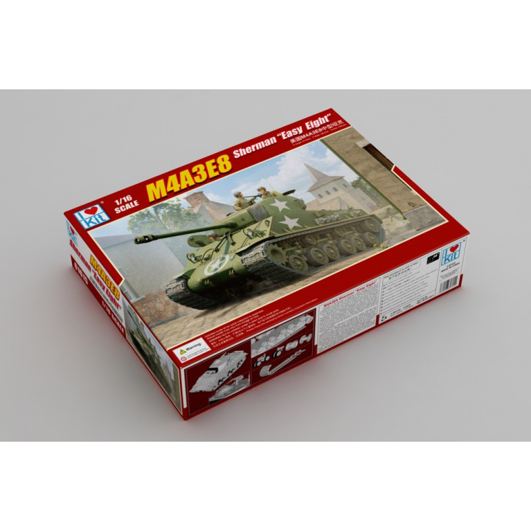 Char américain Sherman M4A3E8 WWII 1/16 I LOVE KIT 61615-Maketis