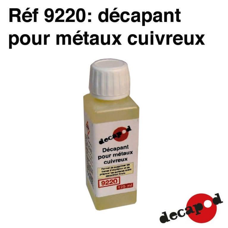 Décapant pour métaux cuivreux (125 ml) Decapod 9220-Maketis