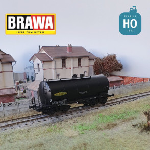 Wagon citerne à bogies Uerdingen  "SIMOTRA" SNCF Ep III HO Brawa 49617 - Maketis