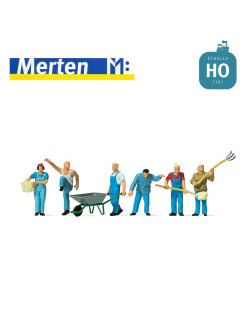 Fermiers modernes HO Merten 212560 - Maketis