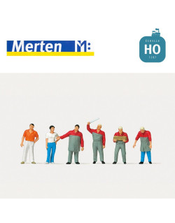 Mécaniciens auto HO Merten 212558 - Maketis
