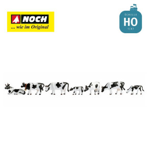 Vaches, noir-blanc HO Noch 15721-Maketis