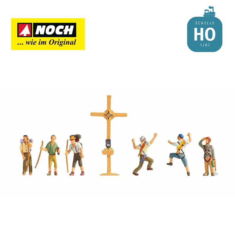 Randonneurs avec croix HO Noch 15874