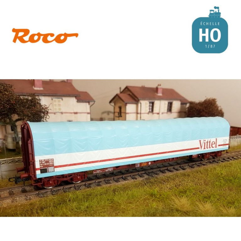 Wagon à Bâches Coulissantes, ROCO 76443, HO, SNCF