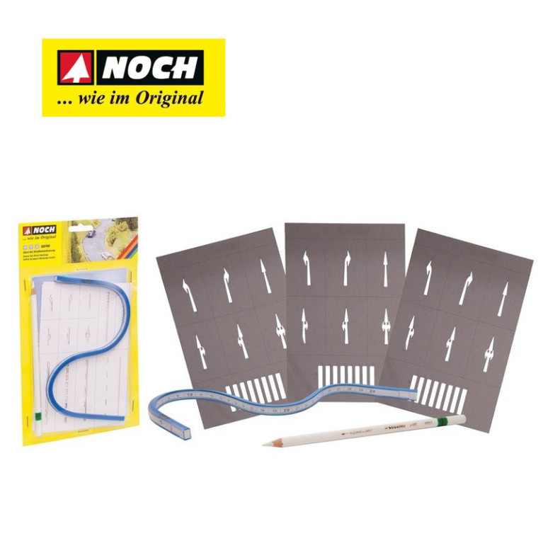 Coffret de départ Marquage routier HO, TT et N NOCH 60740