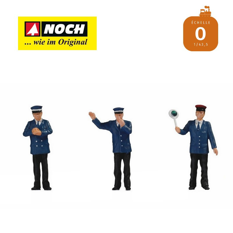 Agents des chemins de fer Allemand (3 figurines) O Noch 17800