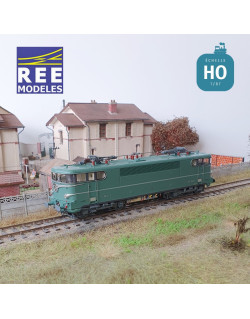 Locomotive électrique BB 16019 Verte La Chapelle Digital son SNCF EP IV HO REE MB-142S - Maketis