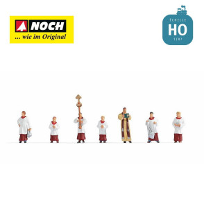 Prêtre et servants de messe HO Noch 15410-Maketis