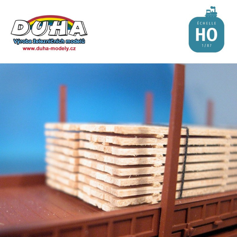 Pile de planches de bois HO Duha 11271-Maketis Pile de planches de bois HO Duha 11271-Maketis