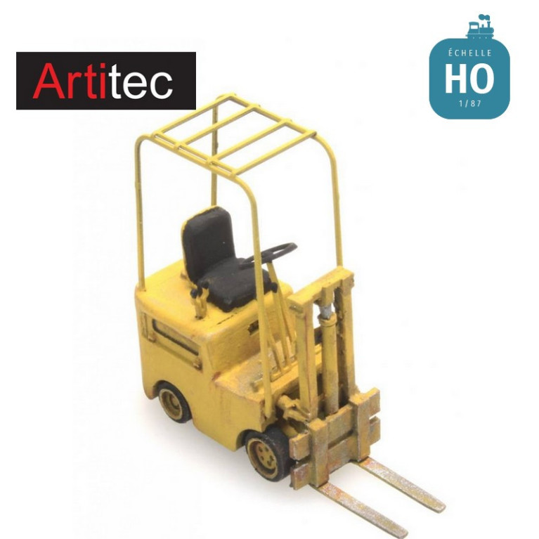 Chariot élévateur Fenwick avec arceau HO Artitec REE 387892 Chariot élévateur Fenwick avec arceau HO Artitec REE 387892