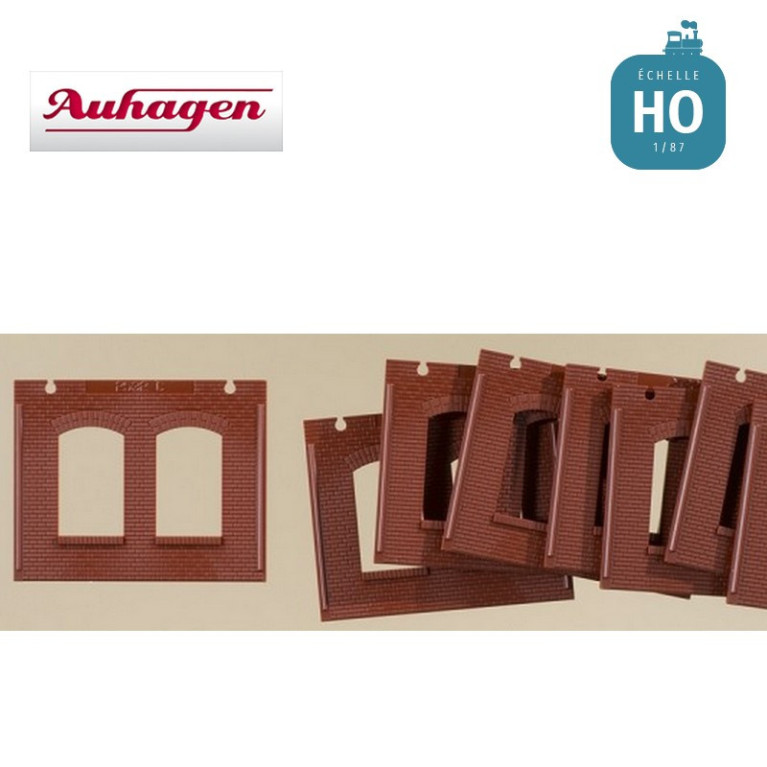 Murs de façade 2532C rouge Auhagen 80525 - Maketis Murs de façade 2532C rouge Auhagen 80525 - Maketis