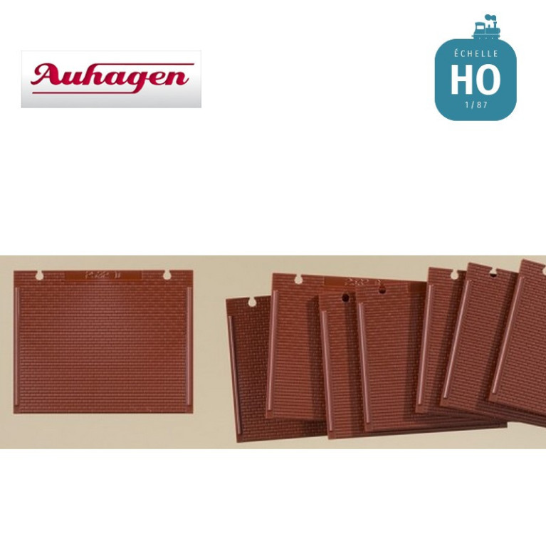 Murs de façade 2532D rouge Auhagen 80526 - Maketis Murs de façade 2532D rouge Auhagen 80526 - Maketis