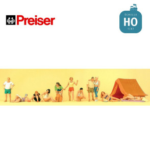 Au camping HO Preiser 10538- Maketis