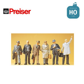 Hommes d'affaires HO Preiser 10381 - Maketis