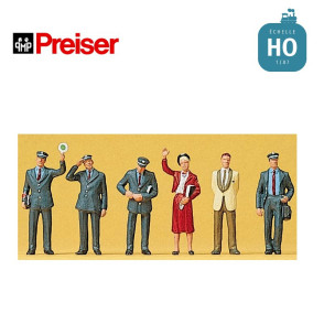 Personnel de train HO Preiser 10237 - Maketis
