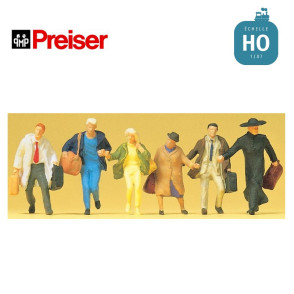 Voyageurs pressés HO Preiser 14068 - Maketis