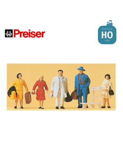 Voyageurs HO Preiser 14104 - Maketis