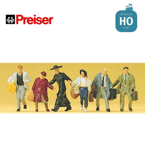 Passants pressés HO Preiser 10327 - Maketis