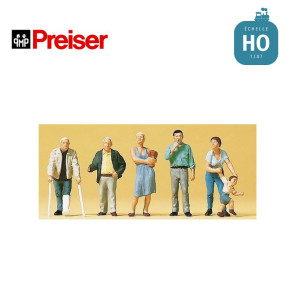 Passants HO Preiser 10454 - Maketis