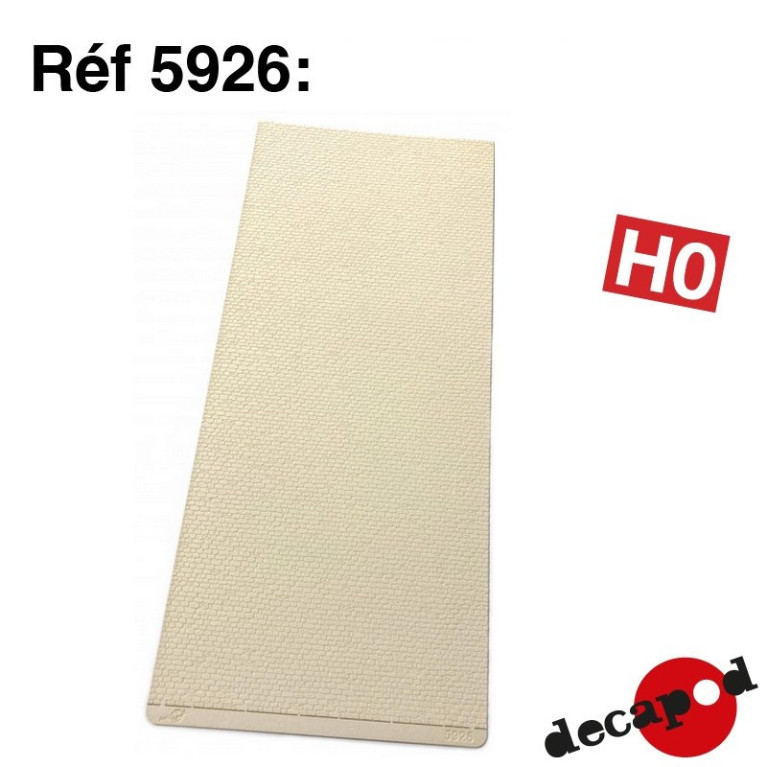 Feuille de pierres moellons pour voûte de tunnel HO Decapod 5926-Maketis Feuille de pierres moellons pour voûte de tunnel HO Decapod 5926-Maketis