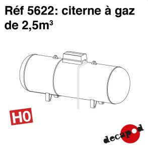 Citerne à gaz de 2.5m3 HO Decapod 5622-Maketis