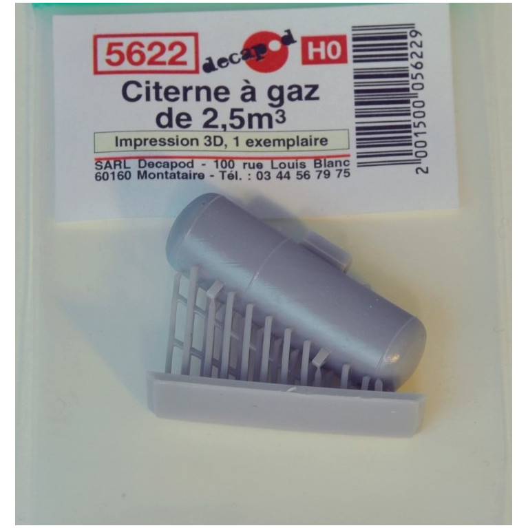 Citerne à gaz de 2.5m3 HO Decapod 5622-Maketis