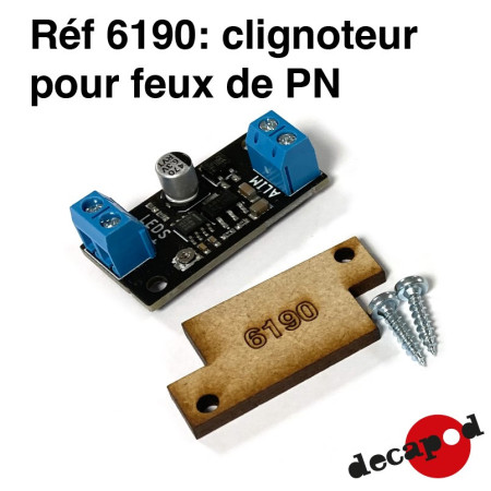 Clignoteur pour feux de PN Decapod 6190-Maketis Clignoteur pour feux de PN Decapod 6190-Maketis