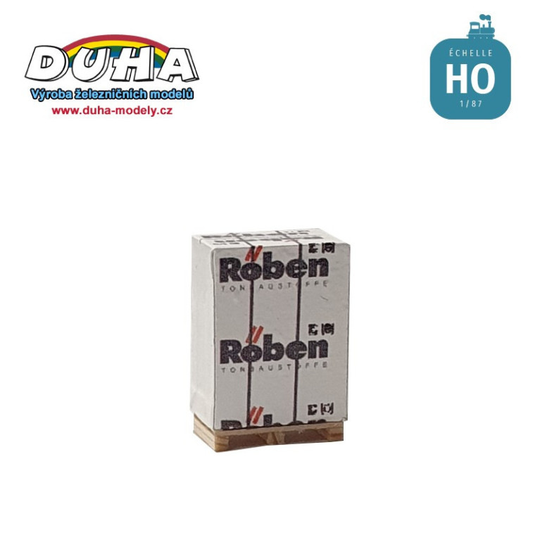 Matériaux de construction "Roben" sur palette HO Duha 11384-Maketis Matériaux de construction "Roben" sur palette HO Duha 11384-Maketis