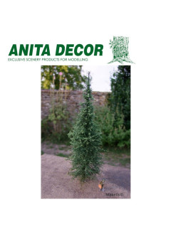 Set de 3 sapins 20 cm Anita Decor AD-8000-20 - Maketis