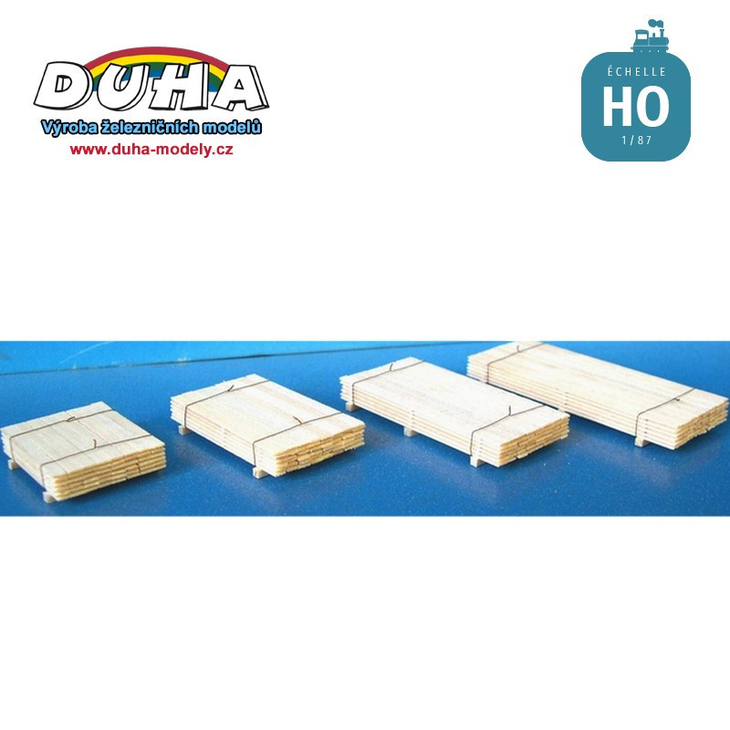 Empilage de planches de bois HO Duha 11476-Maketis