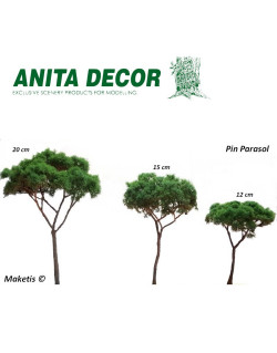 Pin Parasol Anita Decor 12 à 20 cm - Maketis