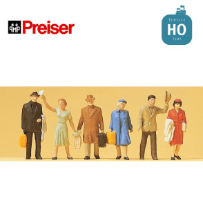 Voyageurs HO Preiser 14020 - Maketis