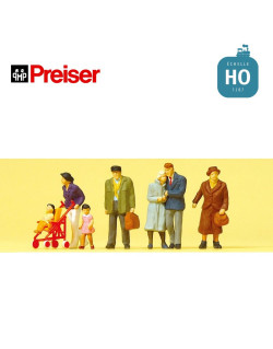 Voyageurs HO Preiser 10564 - Maketis