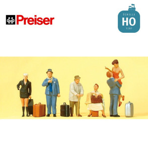 Voyageurs HO Preiser 10540 - Maketis