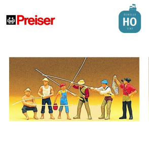 Pêcheurs HO Preiser 10077-Maketis